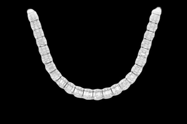 Collier Baguette Square