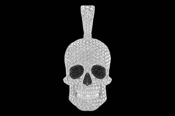 Pendentif Skull Baguette