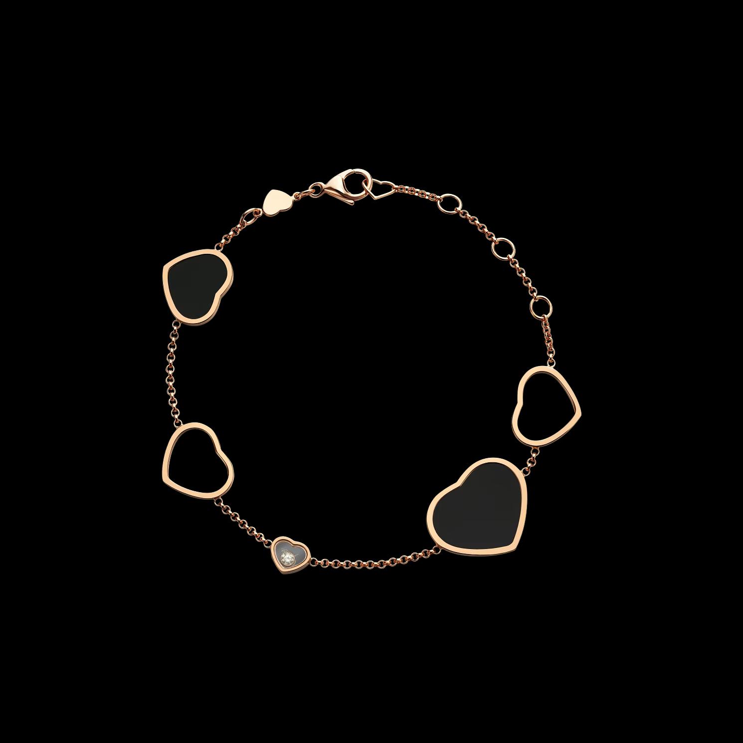 Bracelet Ardent Hearts Onyx