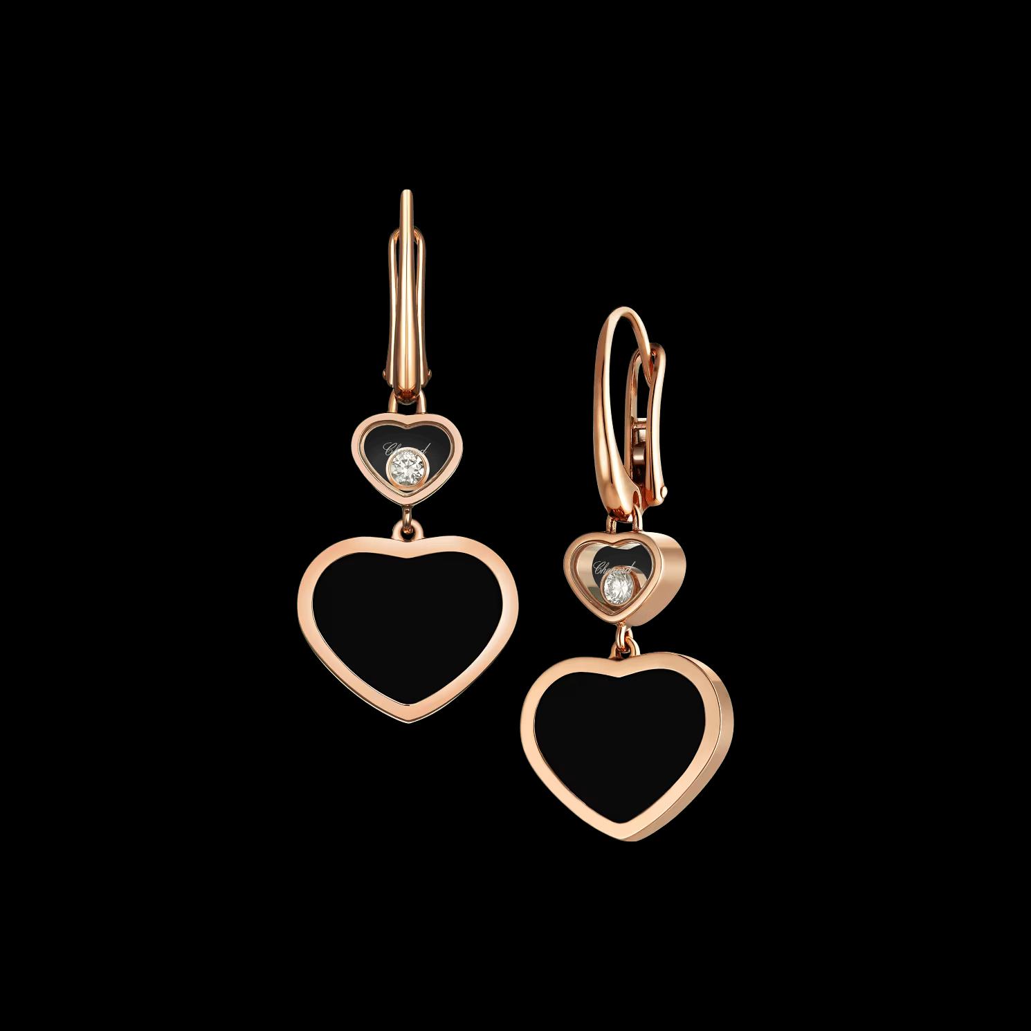 Dormeuses Loyal Hearts Onyx
