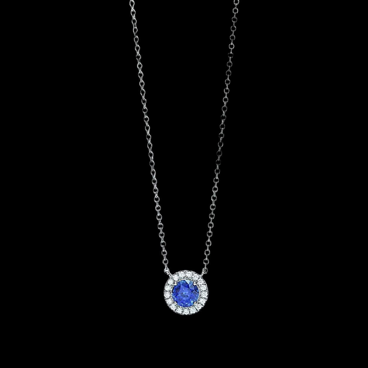 Pendentif Colorful Burst Saphir