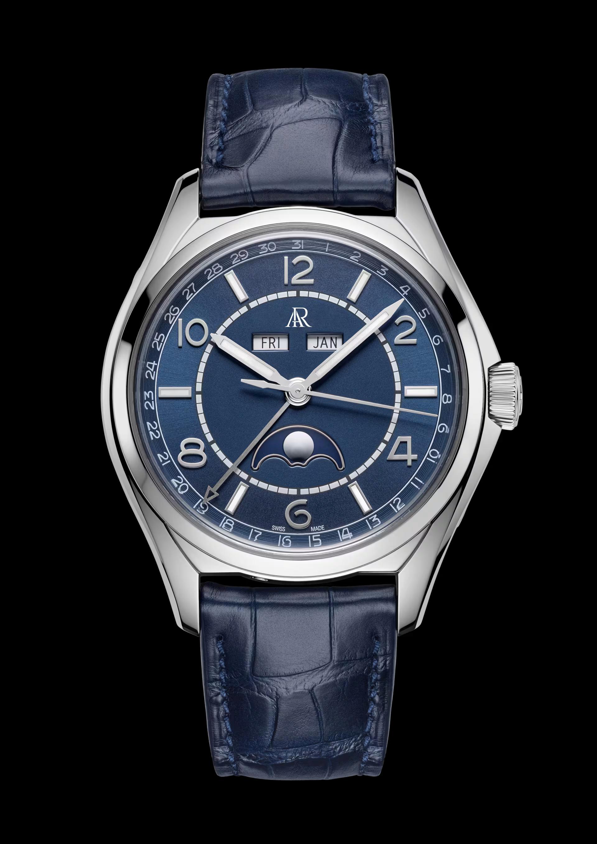 Montre Fifty-Eight Calendrier Bleue