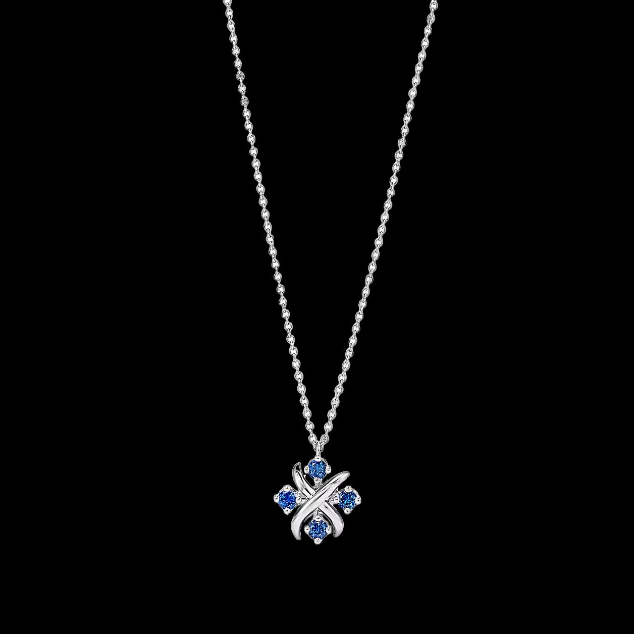 Pendentif Lynn Saphir