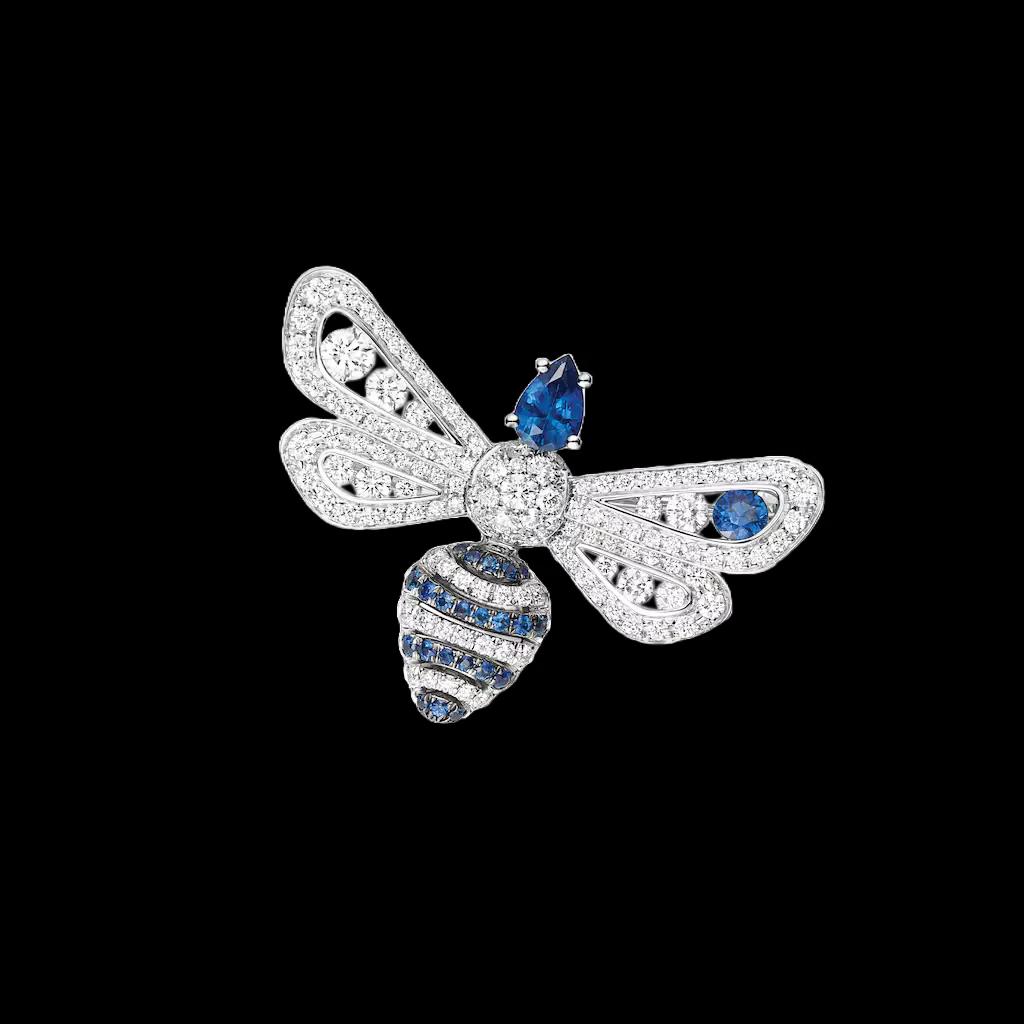 Broche Queen Bee Saphir
