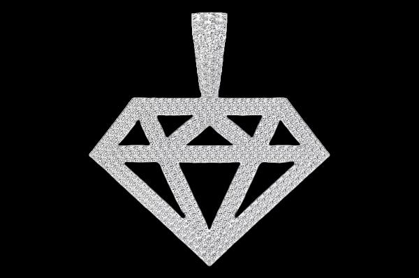 Pendentif Diamond Silhouette