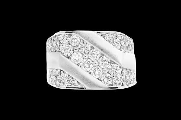 Bague Double Row Satin