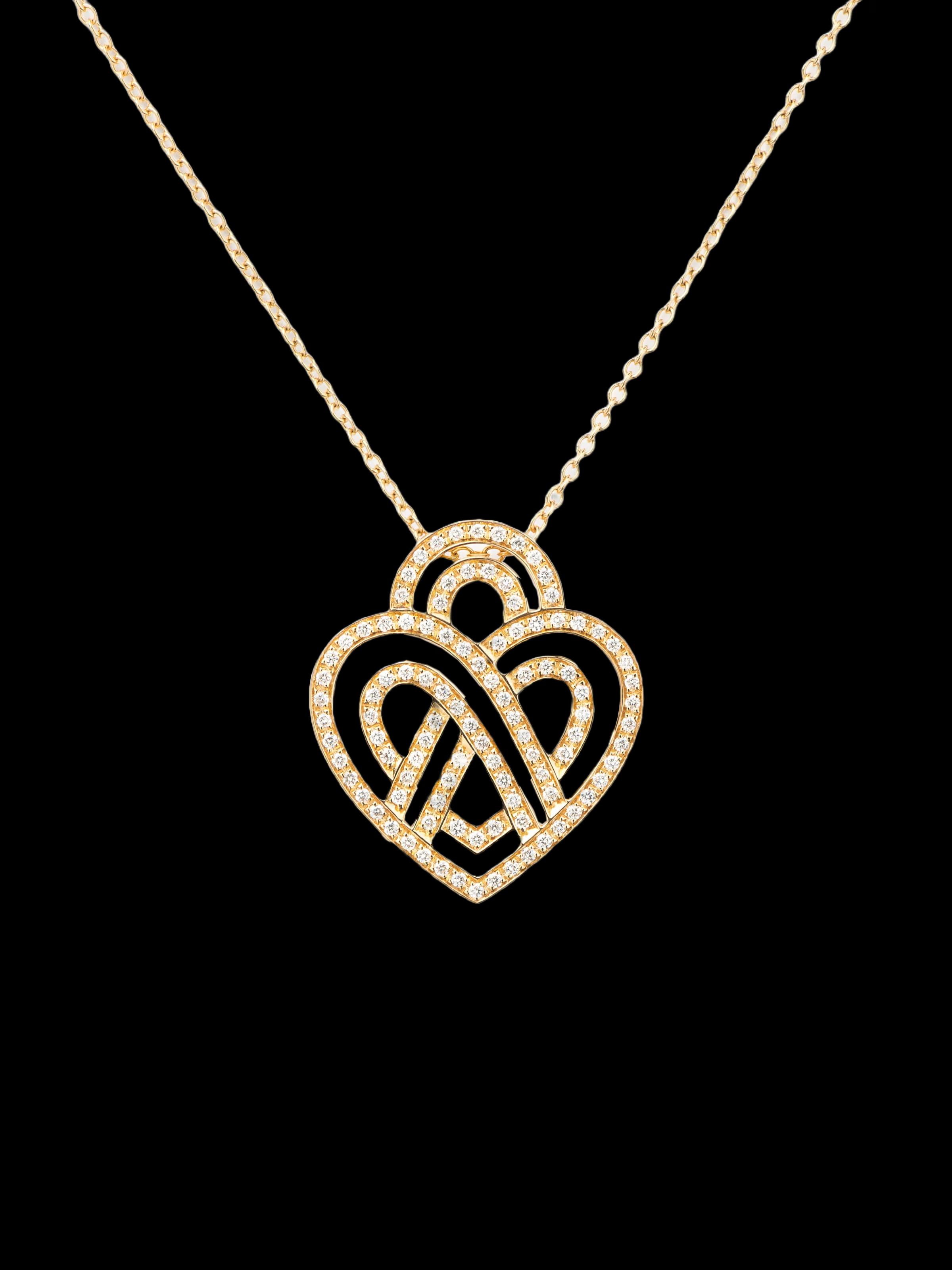 Pendentif Intertwined Hearts