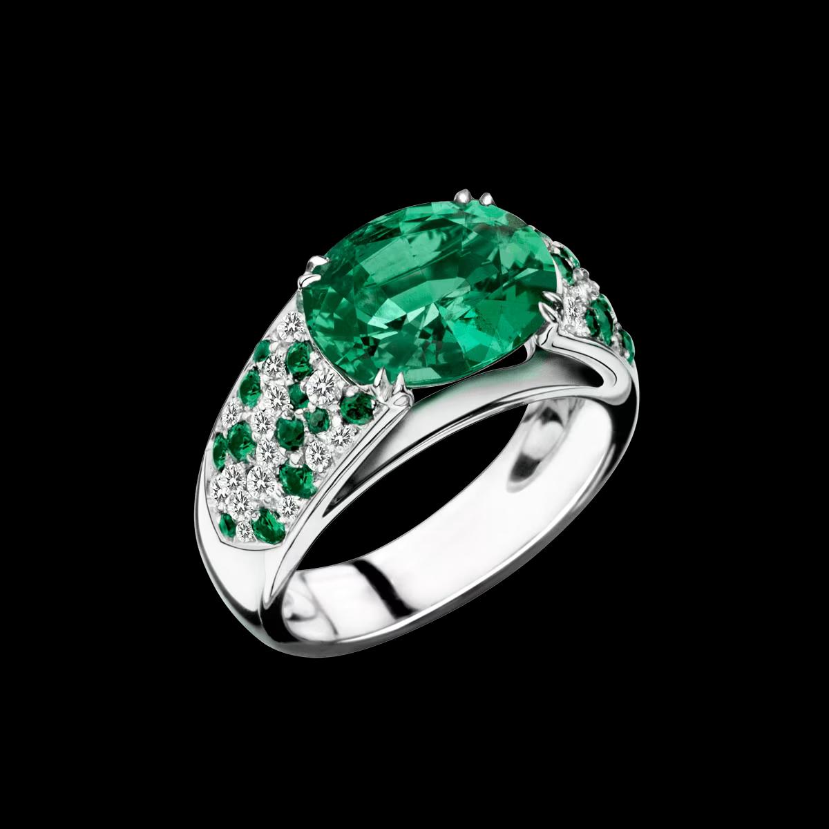 Bague Night Love Émeraude