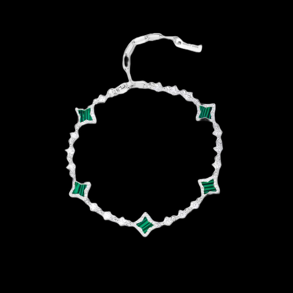 Bracelet Shiny Univers Malachite
