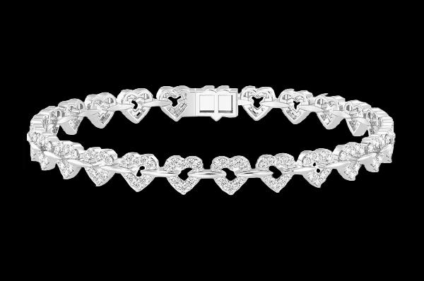 Bracelet Heart Link