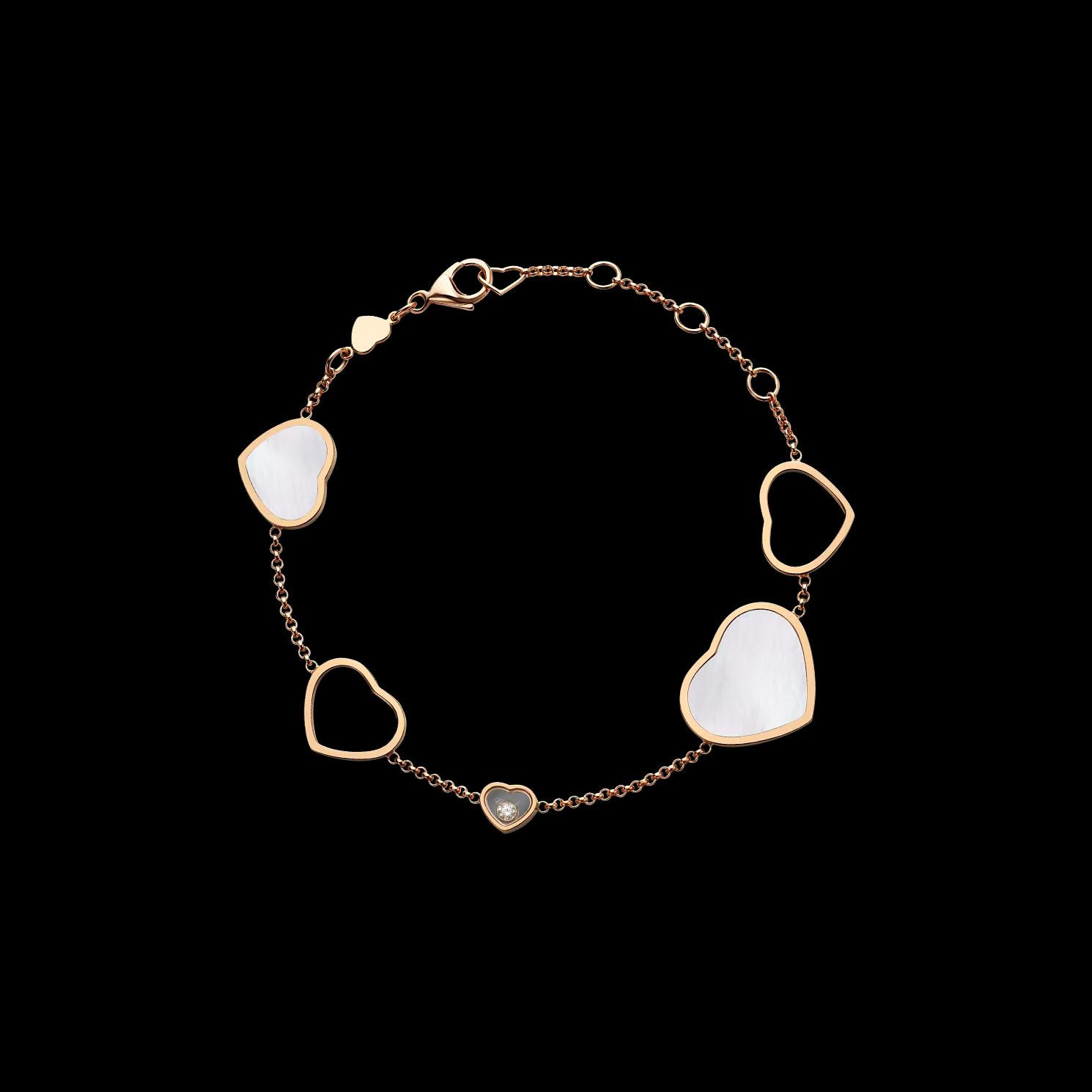 Bracelet Ardent Hearts Nacre