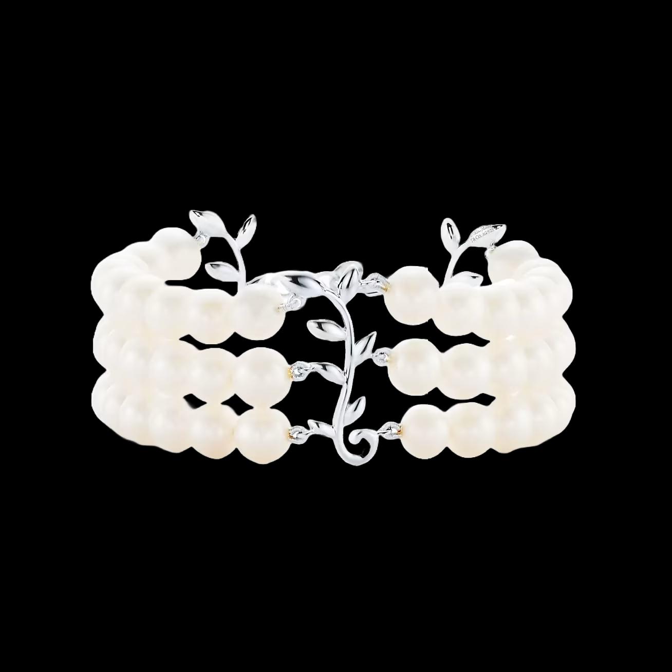 Bracelet Olive & Pearl