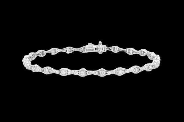 Bracelet Oval Milgrain