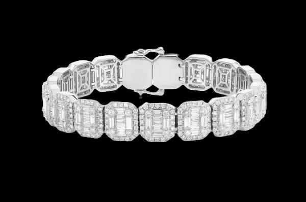 Bracelet Raised Rectangular
