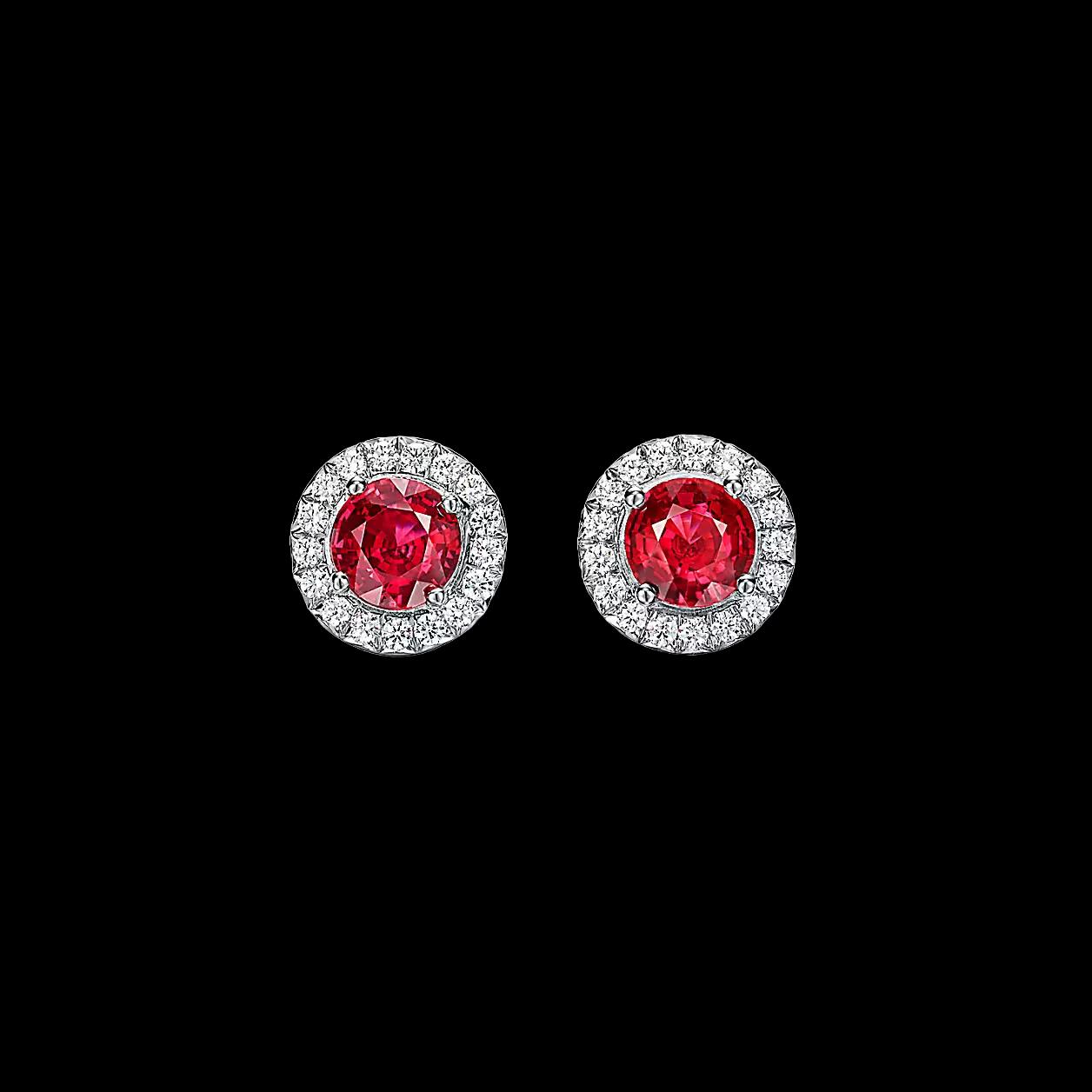 Puces Colorful Flare Rubis