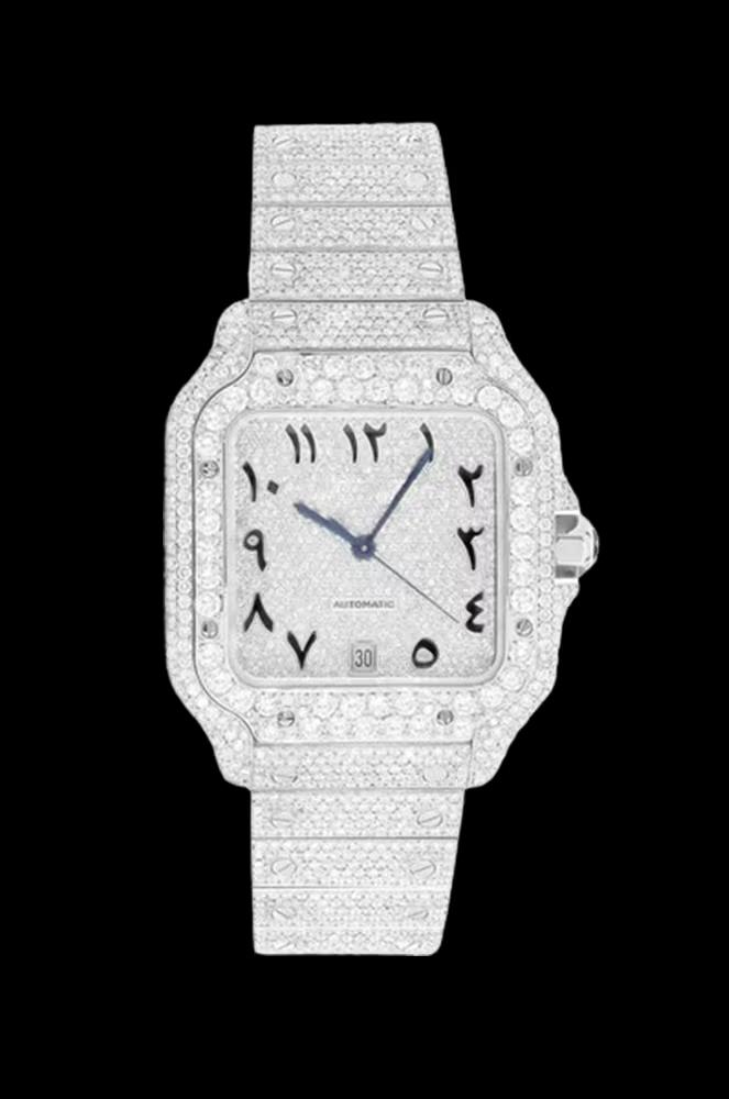 Montre Santos Arabic Iced