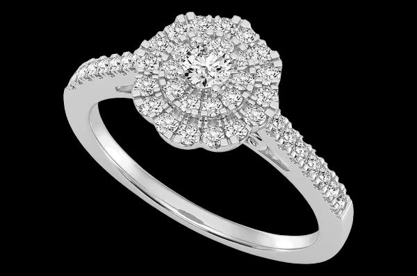 Bague Single Band Flower