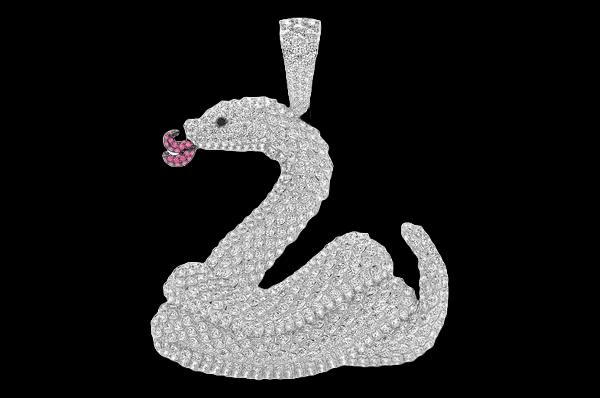 Pendentif Snake Emoji