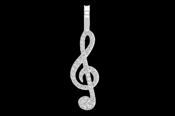 Pendentif Clé de Sol