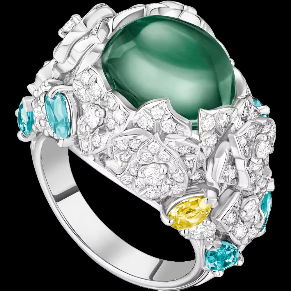 Bague Blossomy Light Émeraude