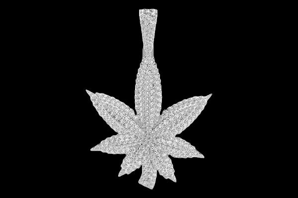 Pendentif Weed Leaf