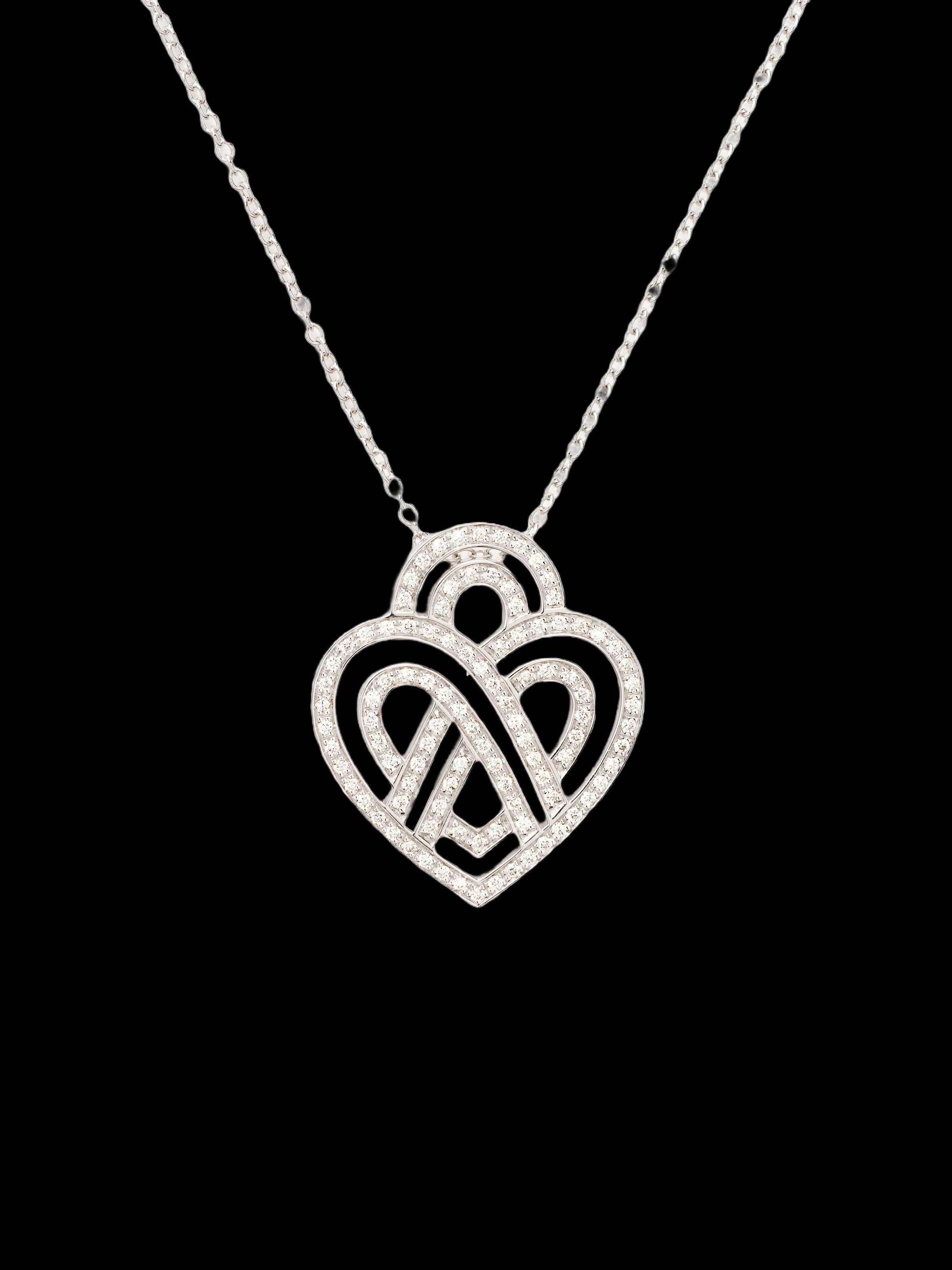 Pendentif Intertwined Hearts