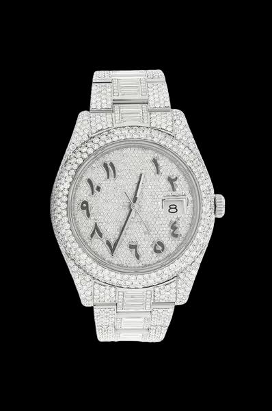 Montre Just Date Arabic Iced